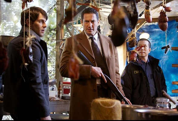 Nick (David Giuntoli), Renard (Sasha Roiz) et Wu (Reggie Lee)